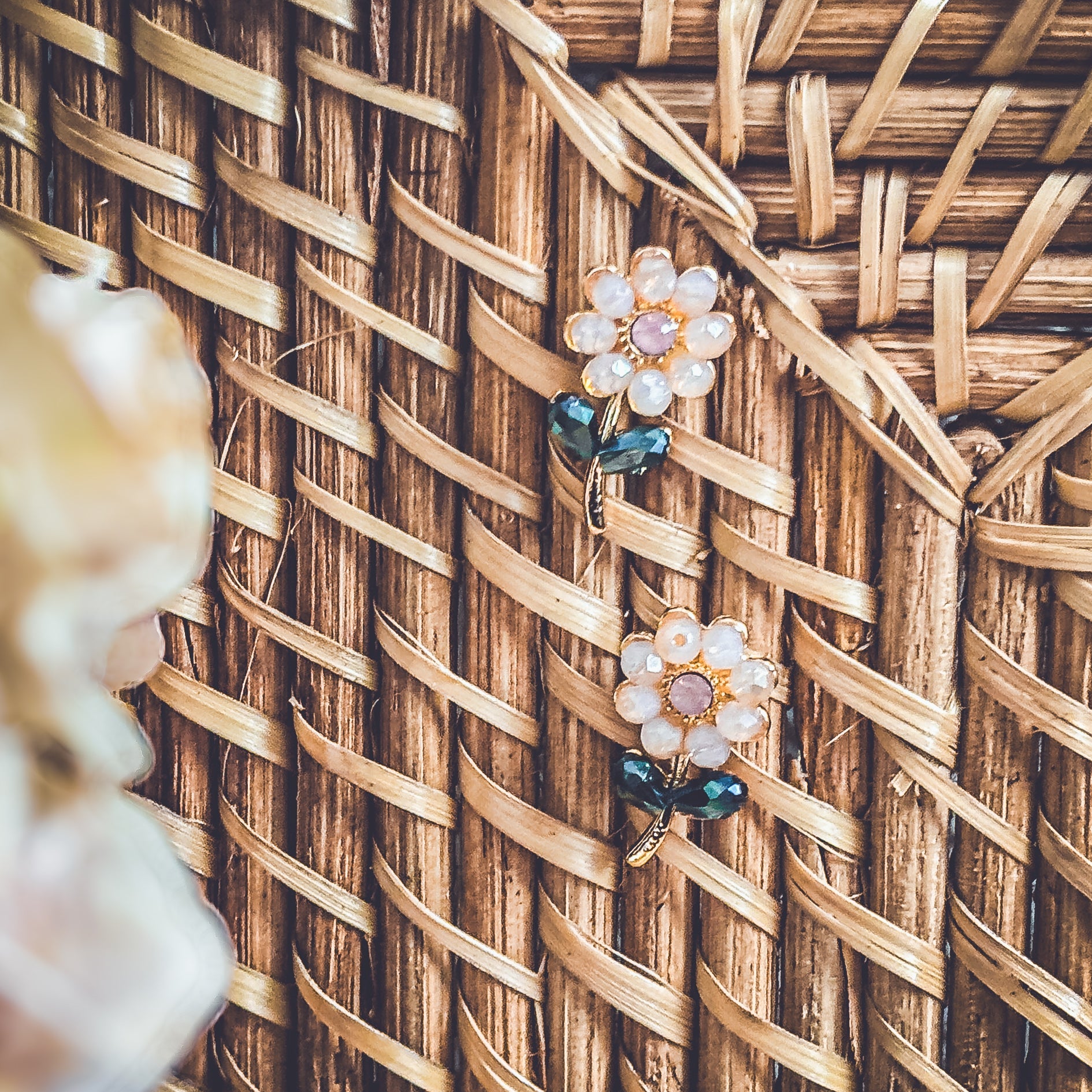 Beautiful Dainty Flower Studs