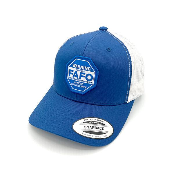 FAFO Second Amendment Sicherheitssystem gewebter Patch auf Baseballcap