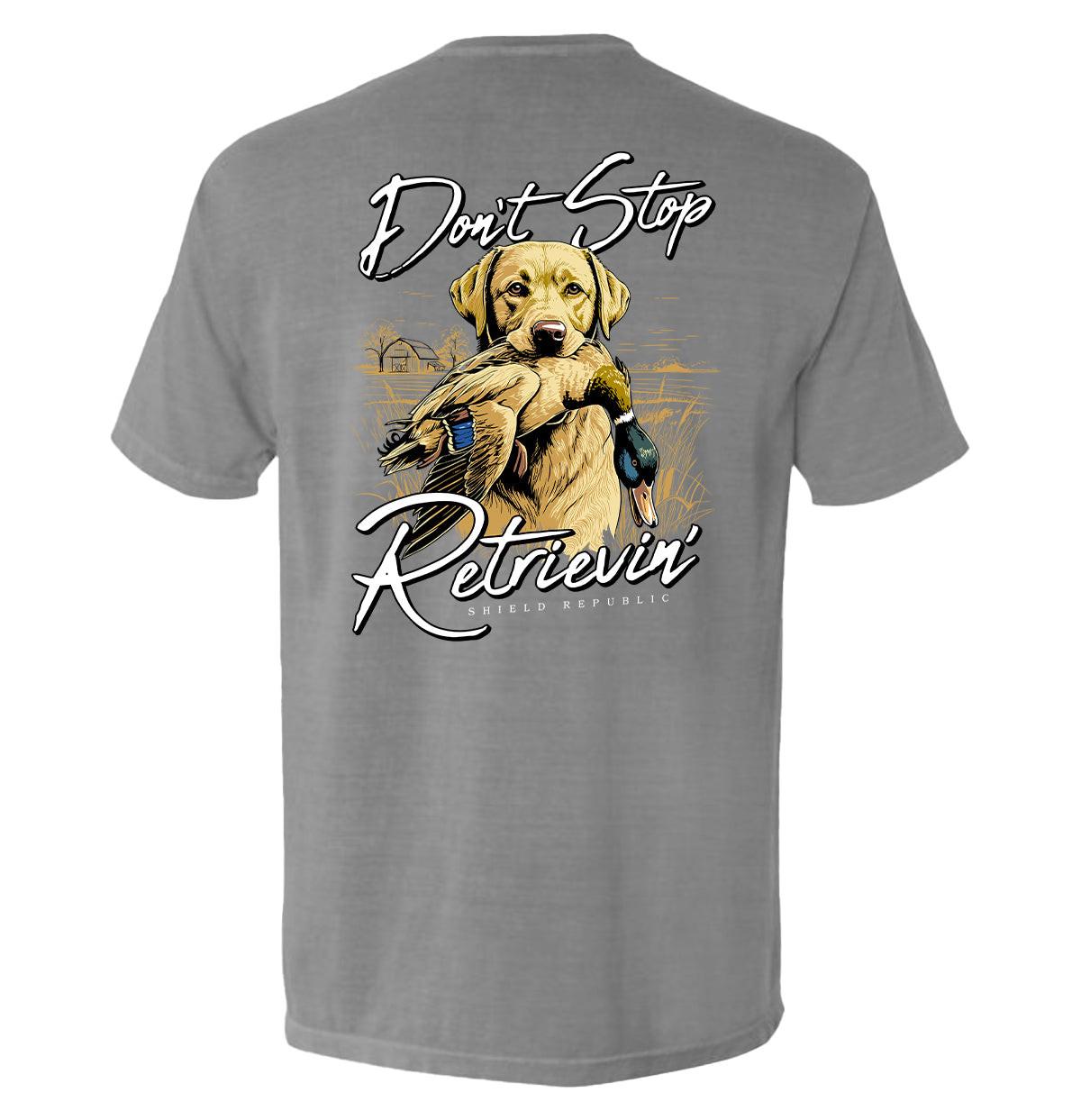 Don't Stop Retrievin Gelber Labrador