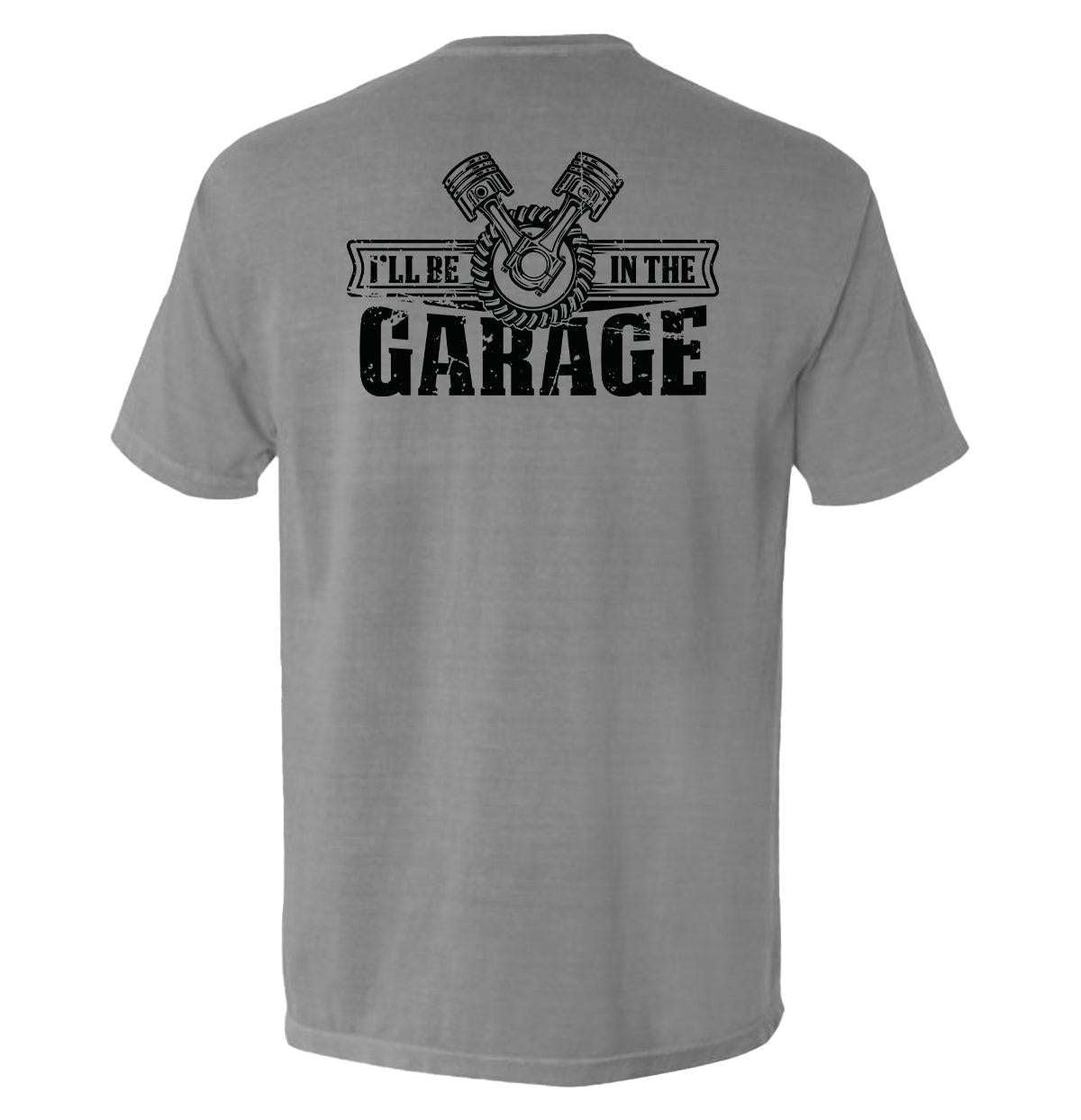 Ich bin in der Garage