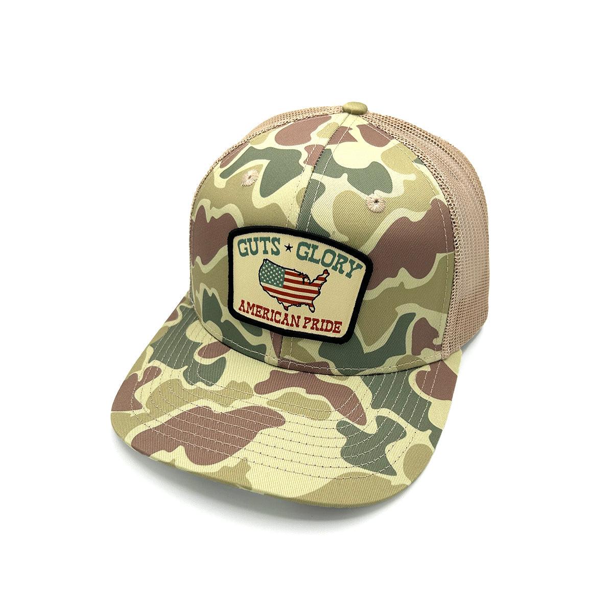 Guts Glory American Pride Gewebter Aufnäher Hut