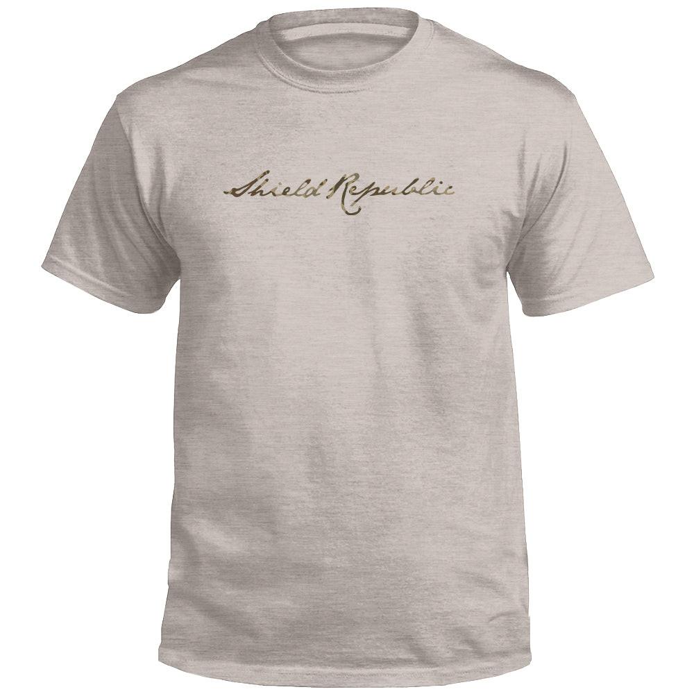 Shield Republic Duck Camo Script (Front)