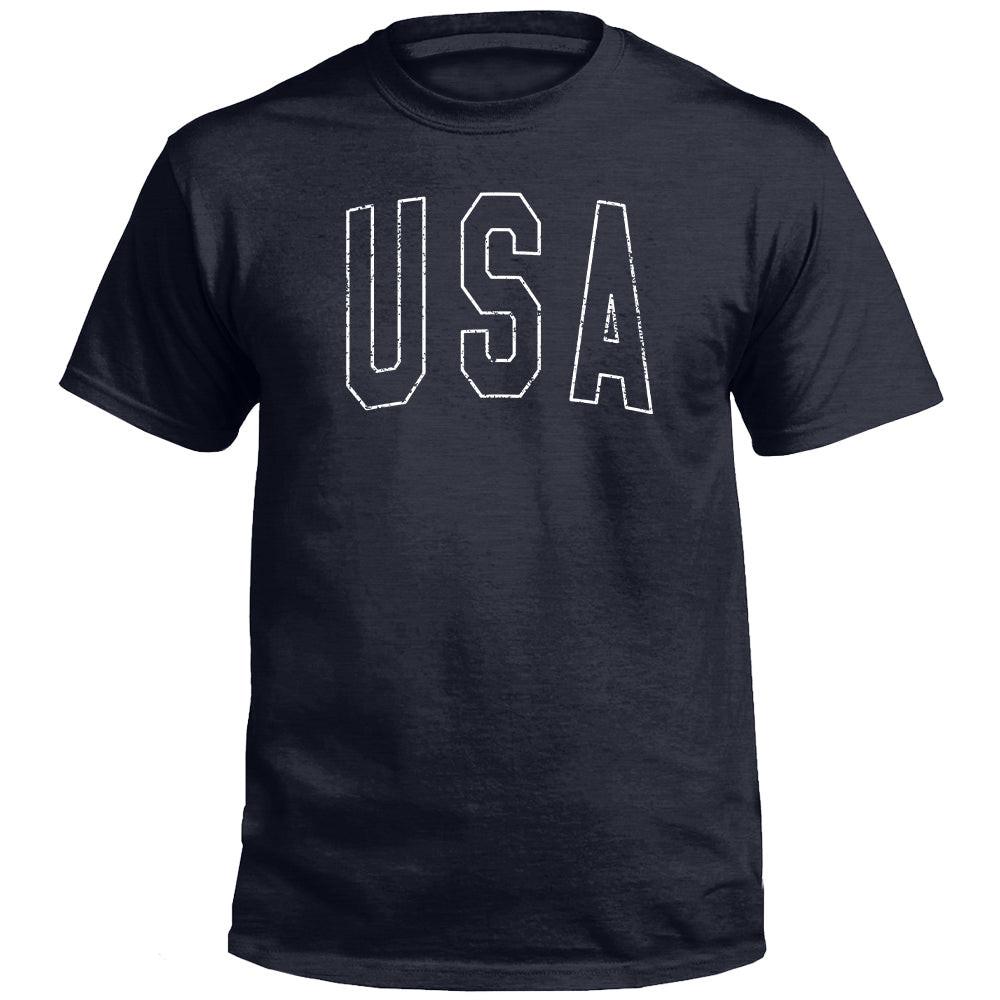 USA Collegiate Uni-Weiß (Vorderseite)