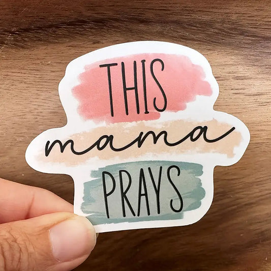 Diese Mama Betet | Christlicher Aufkleber | Gebet | Aufkleber