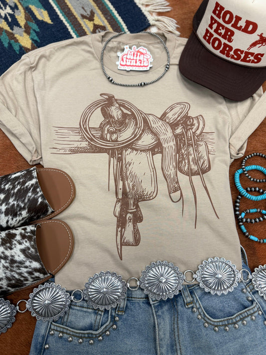 Untamed Saddle Graphic Tee