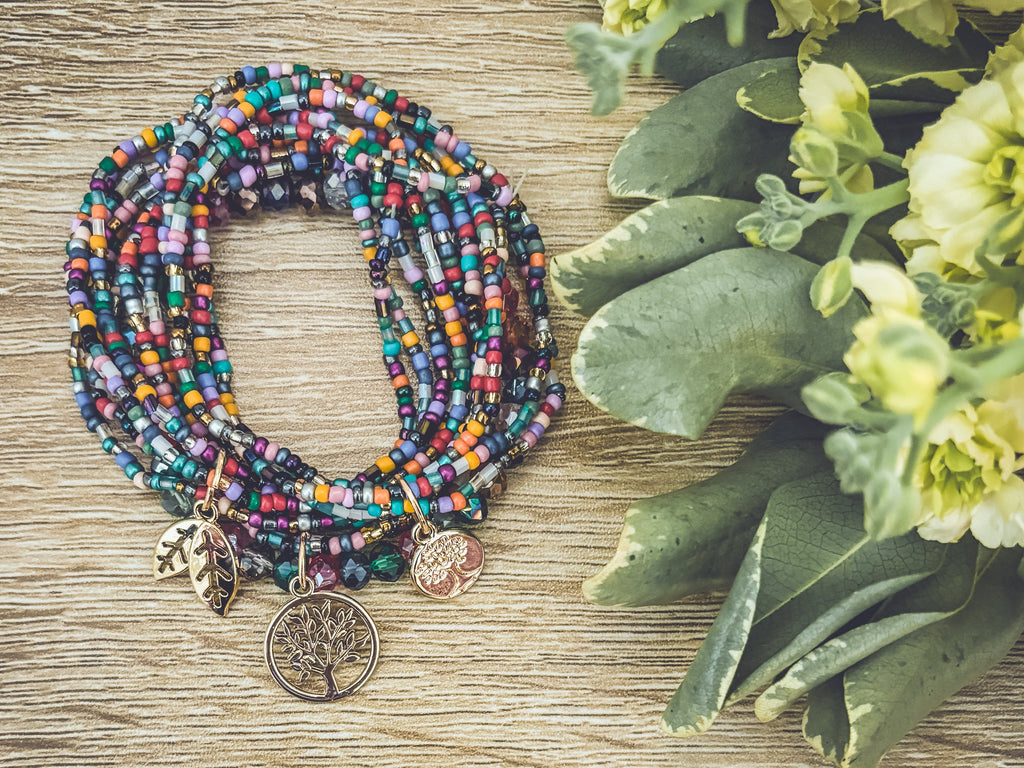 Beautiful Colorful Stacking Bracelet Set