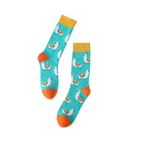 Bezaubernde Lama-Paarsocken