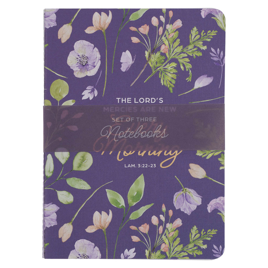 Notebook Set 3 Pc Lord's Mercies Lam. 3:22-23
