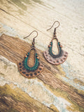 Beautiful Bohemian Copper Earrings