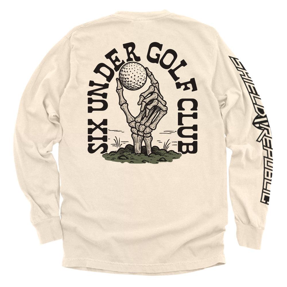 Golfschläger Six Under (Rückenaufdruck)