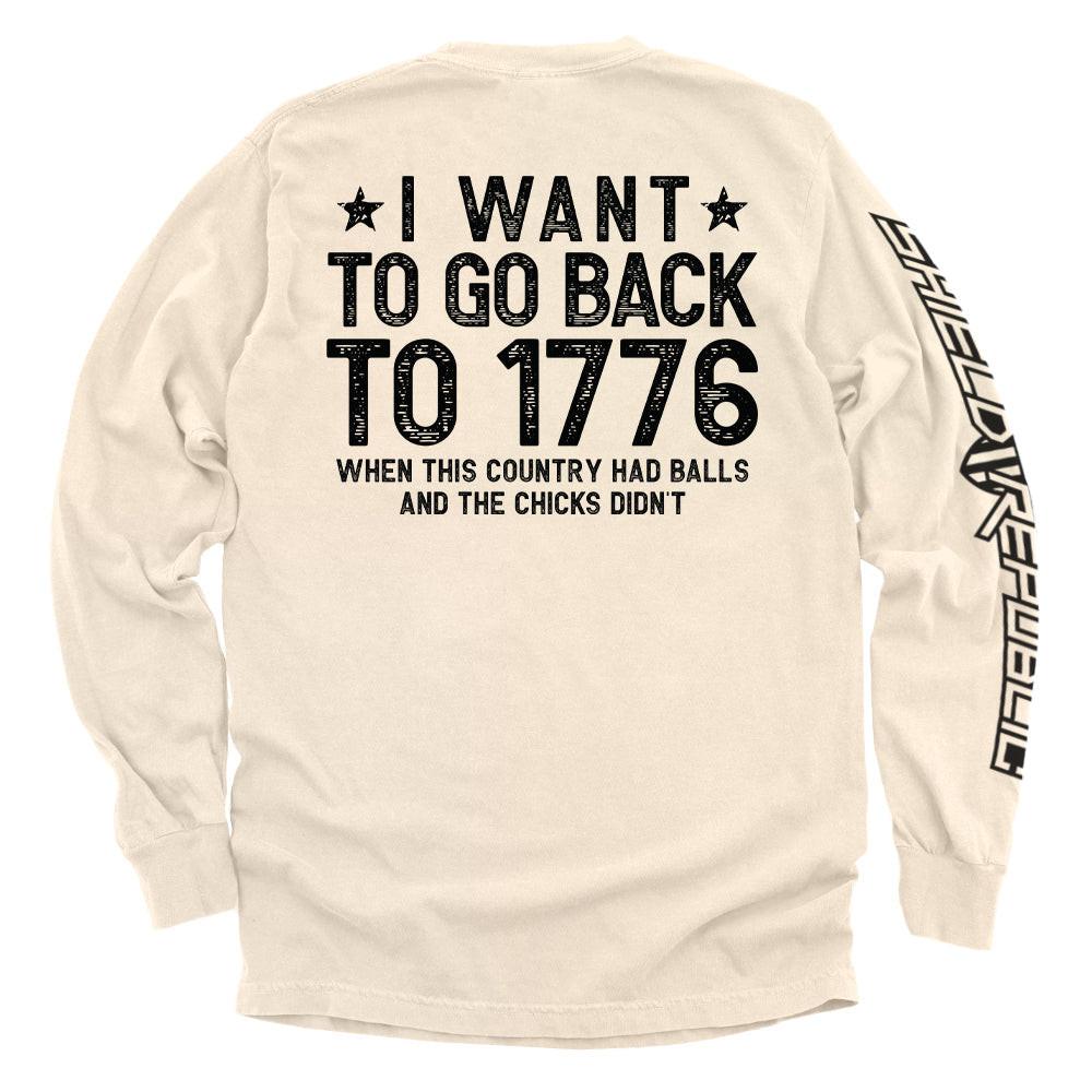 Ich möchte ins Jahr 1776 zurückreisen