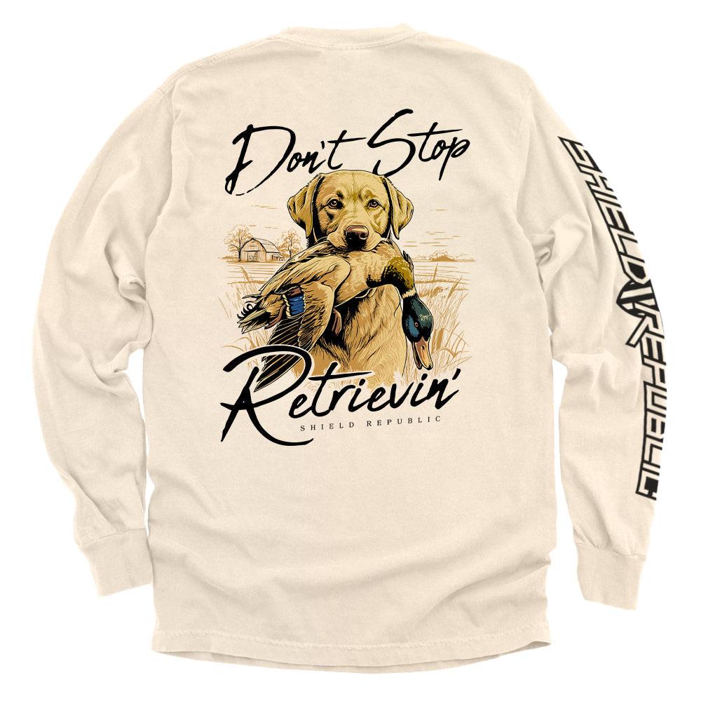 Don't Stop Retrievin Gelber Labrador