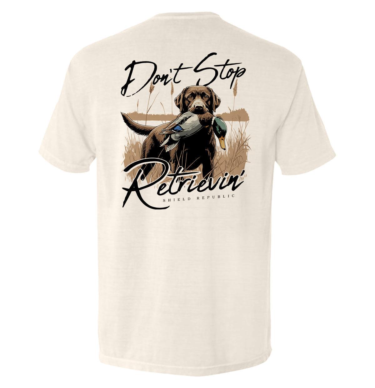 Don't Stop Retrievin' Schokoladen-Labrador