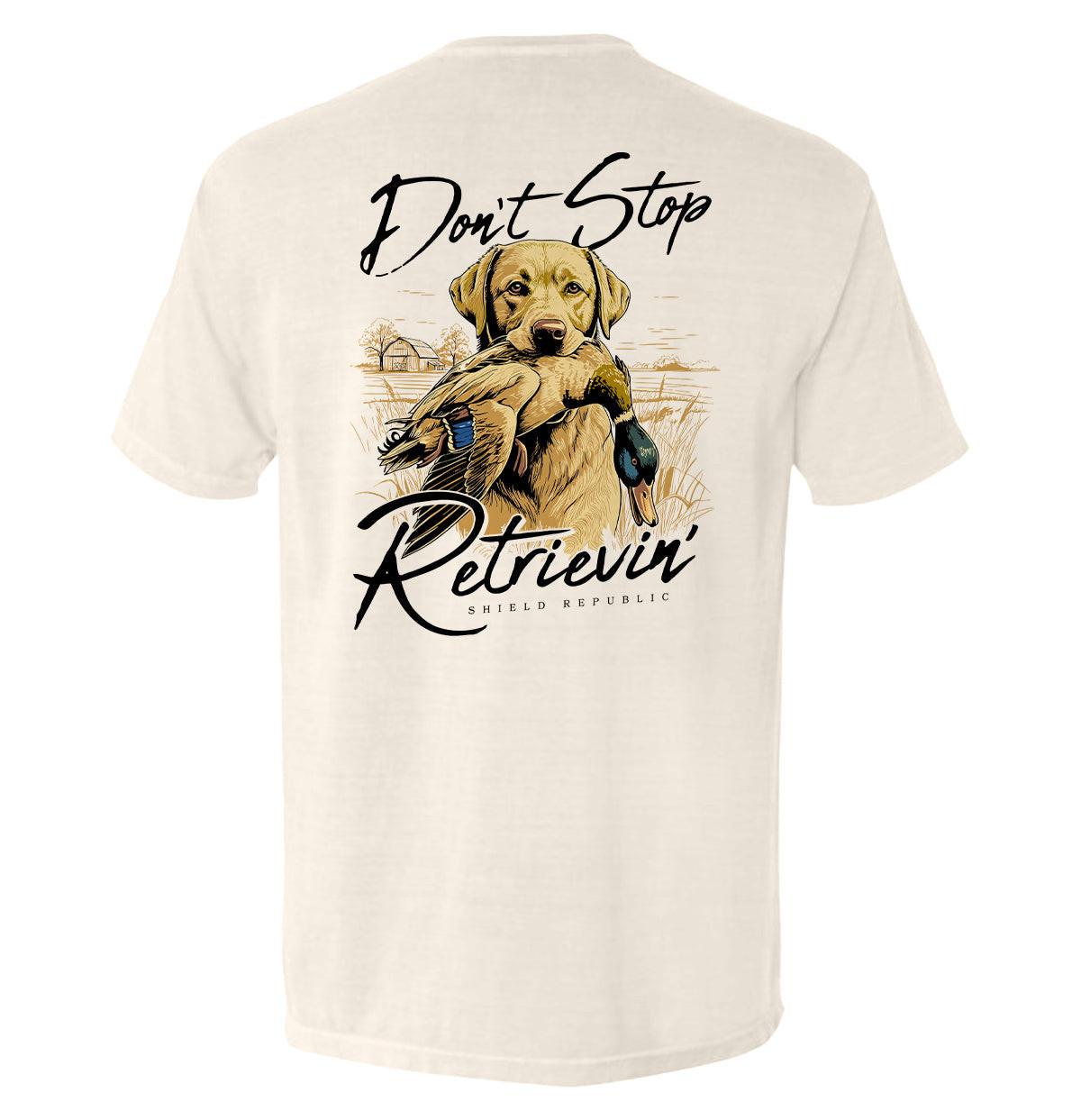 Don't Stop Retrievin Gelber Labrador