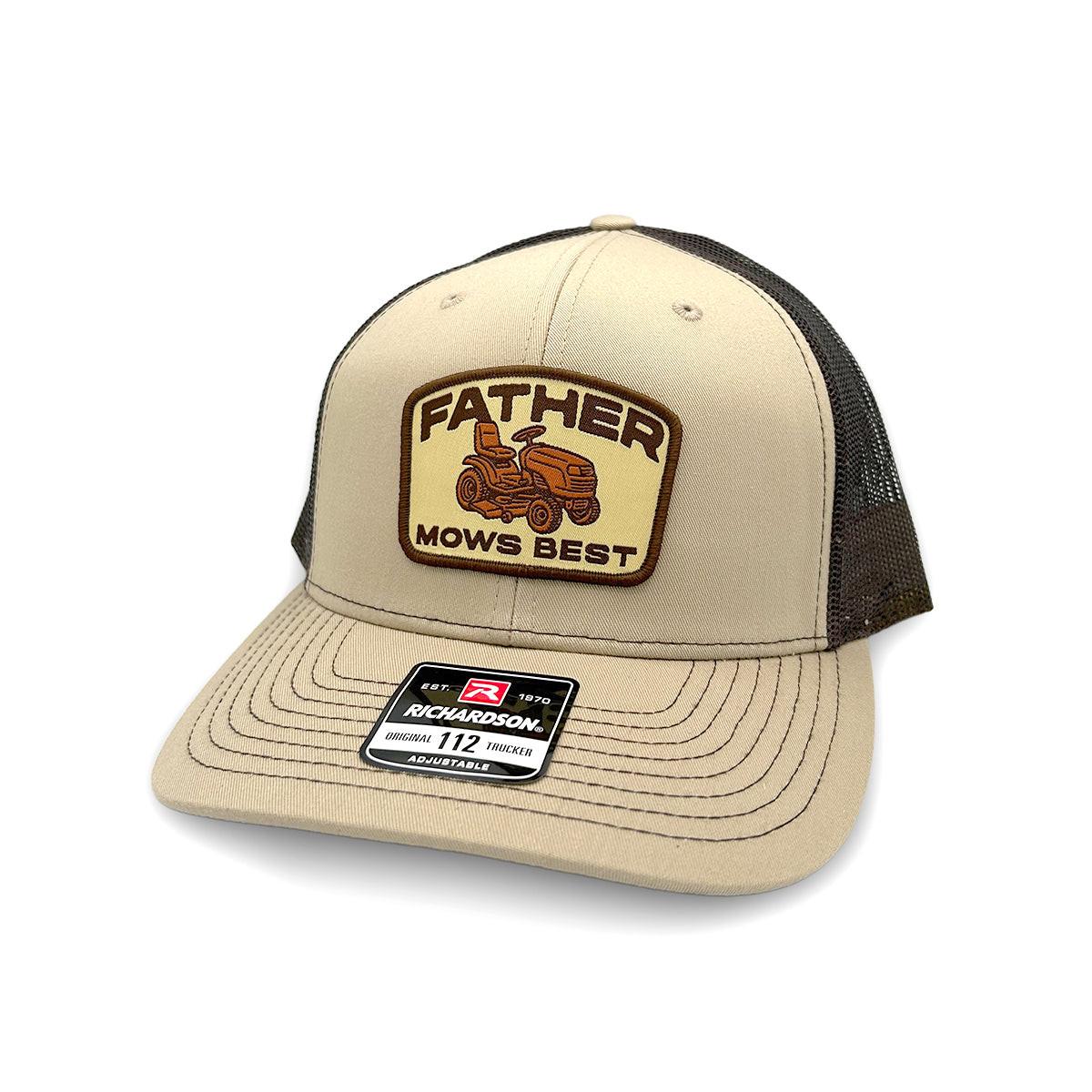 Father Mows Best Brown (Webabzeichen)