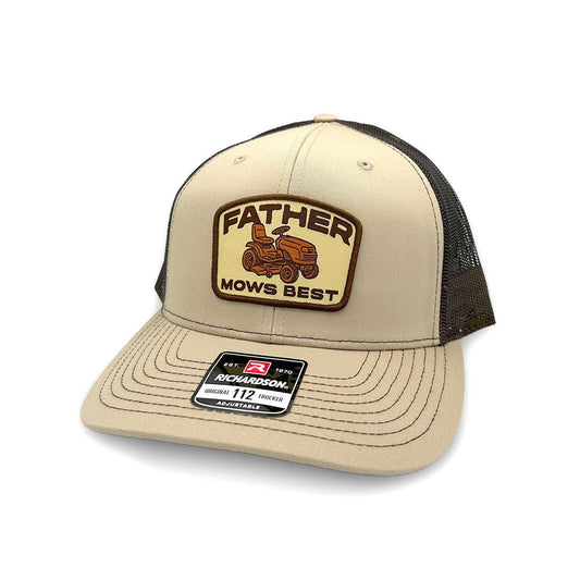 Father Mows Best Brown (Webabzeichen)