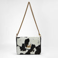 Loyal West LW ON THE GO MEDIUM CHAIN BAG IN COWHIDE AND  CALFSKIN