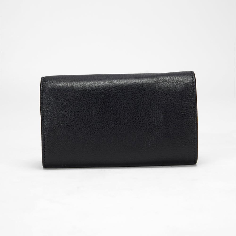 Loyal West CANYON JEWELRY CASE IN CALF LEATHER - BLACK