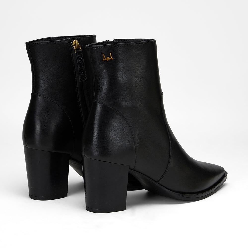 Loyal West POINTED LEATHER BOOTIES