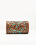 Loyal West Canyon Jewellery Case Handtooled Leather - Whiskey & Water