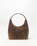 Lw Large Purse In Brunette Leather