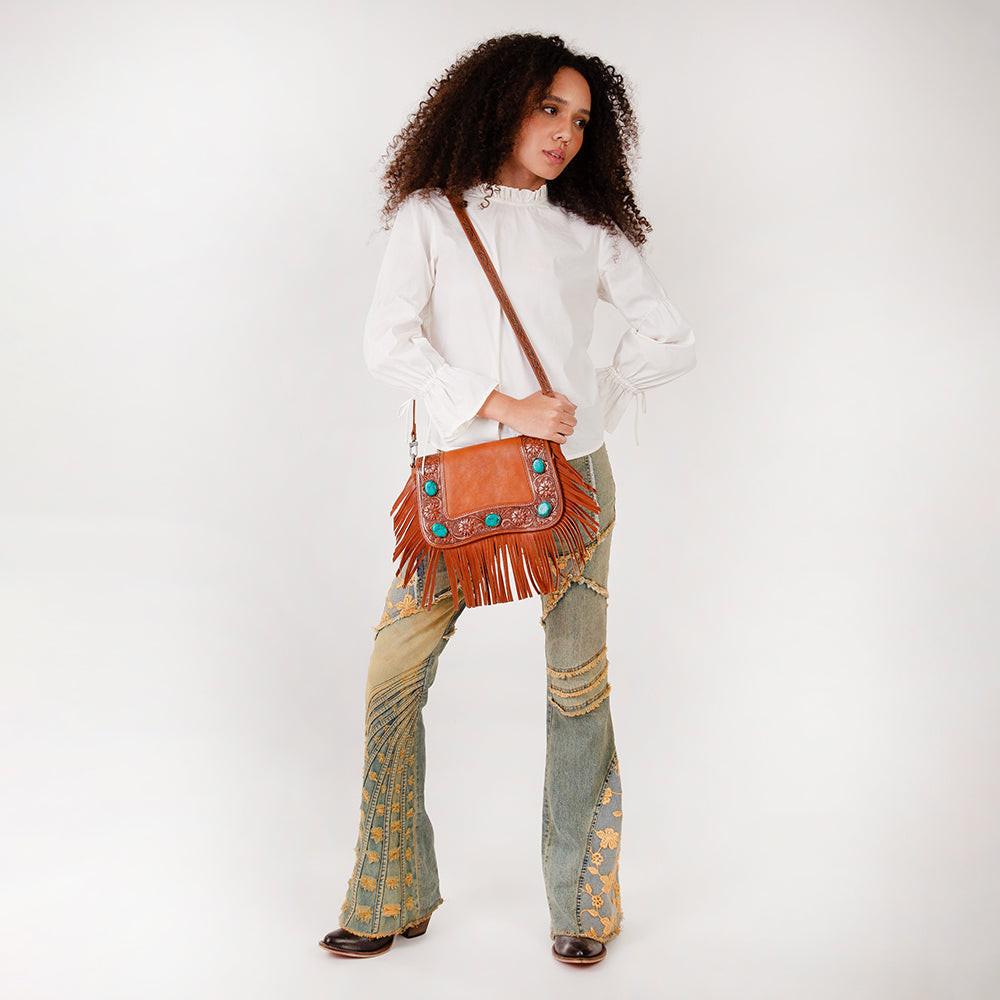 Loyal West Boho Medium Tassle Bag