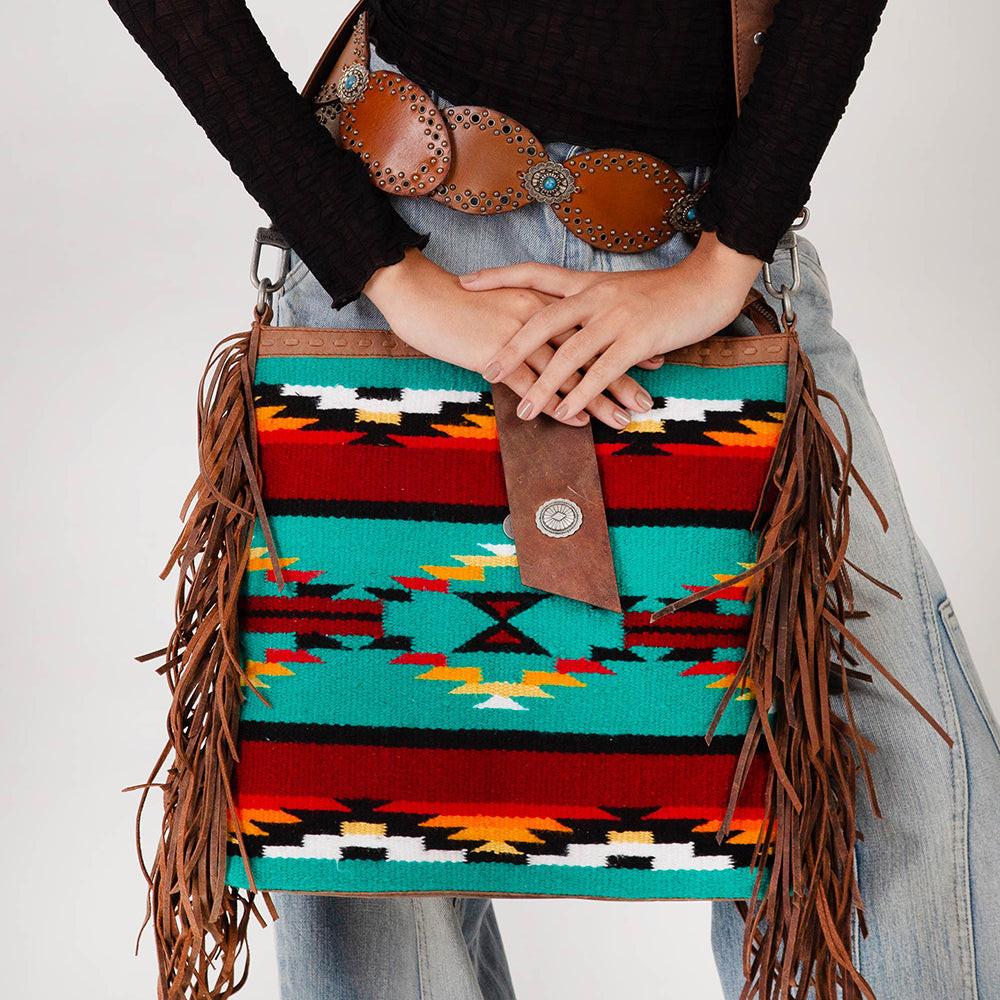Loyal West Long Chap Cowhide Tassle Bag