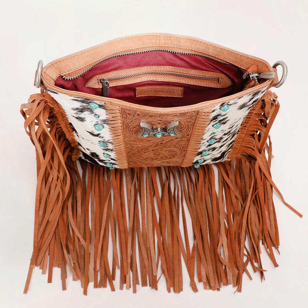 Loyal West Tucson Cowhide Tassle Bag