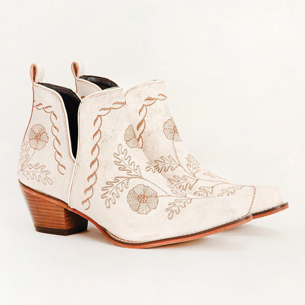 Loyal West South West Booties White Calfskin