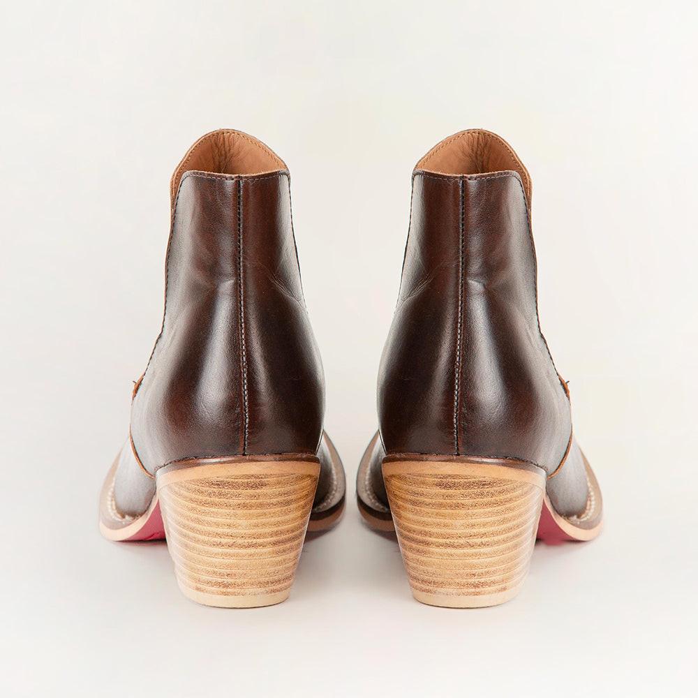 Loyal West Raven Canyon Booties In Calfskin