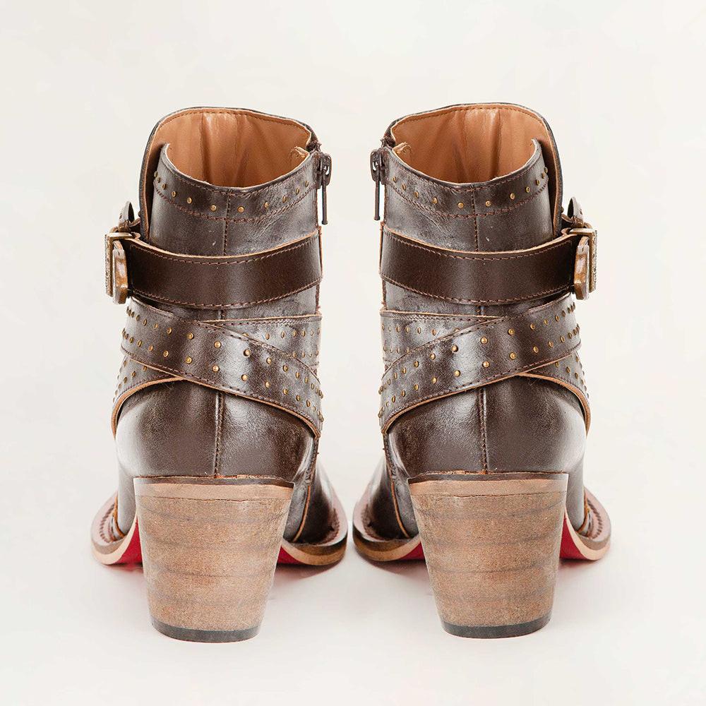 Loyal West Elena Booties In Calfskin
