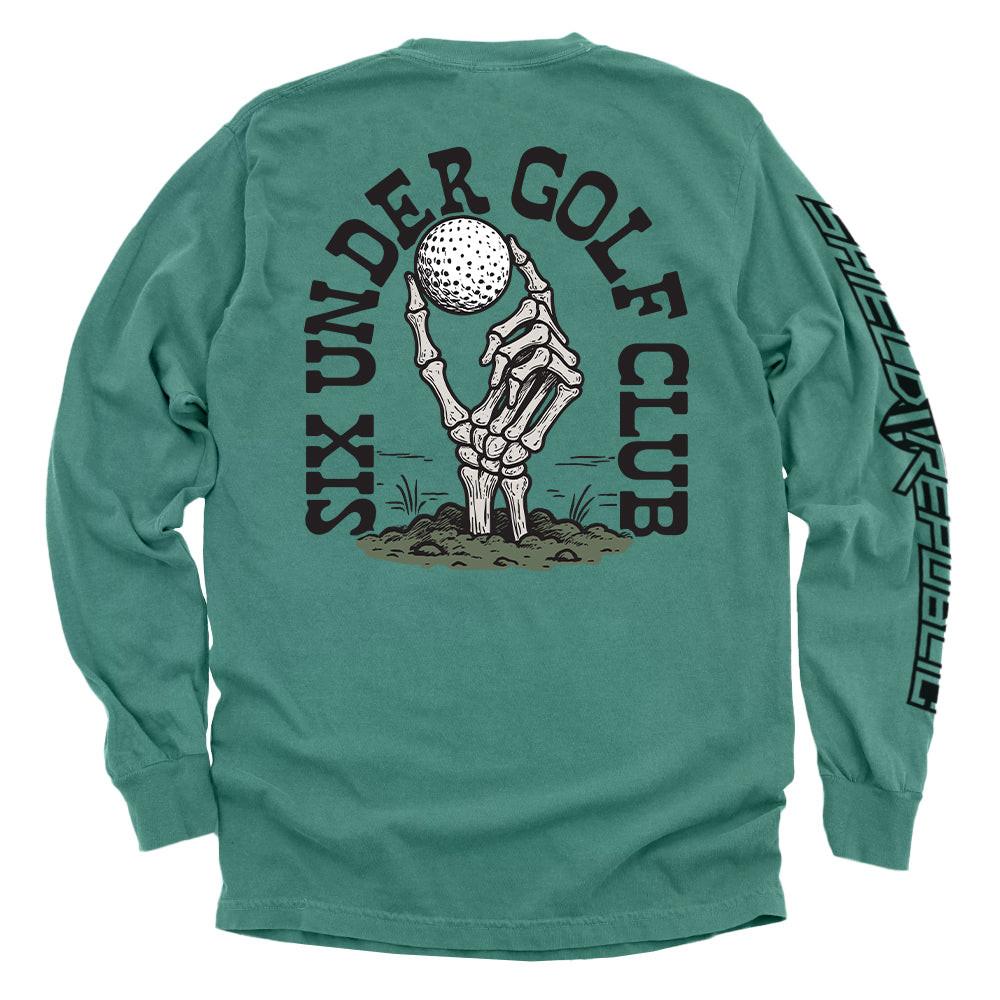 Golfschläger Six Under (Rückenaufdruck)