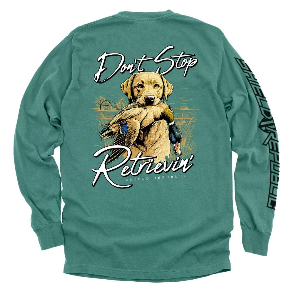 Don't Stop Retrievin Gelber Labrador