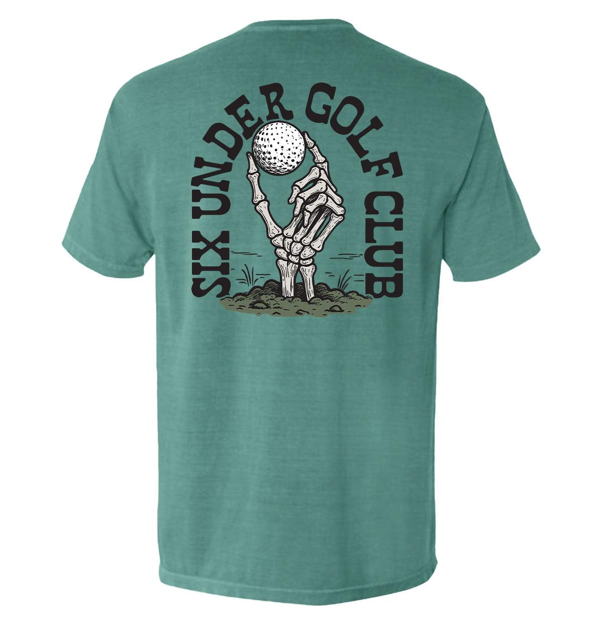 Golfschläger Six Under (Rückenaufdruck)