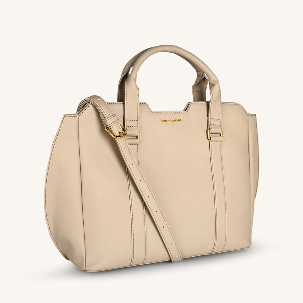 Mira & Moss Sabine Crossbody Bag - Light Taupe