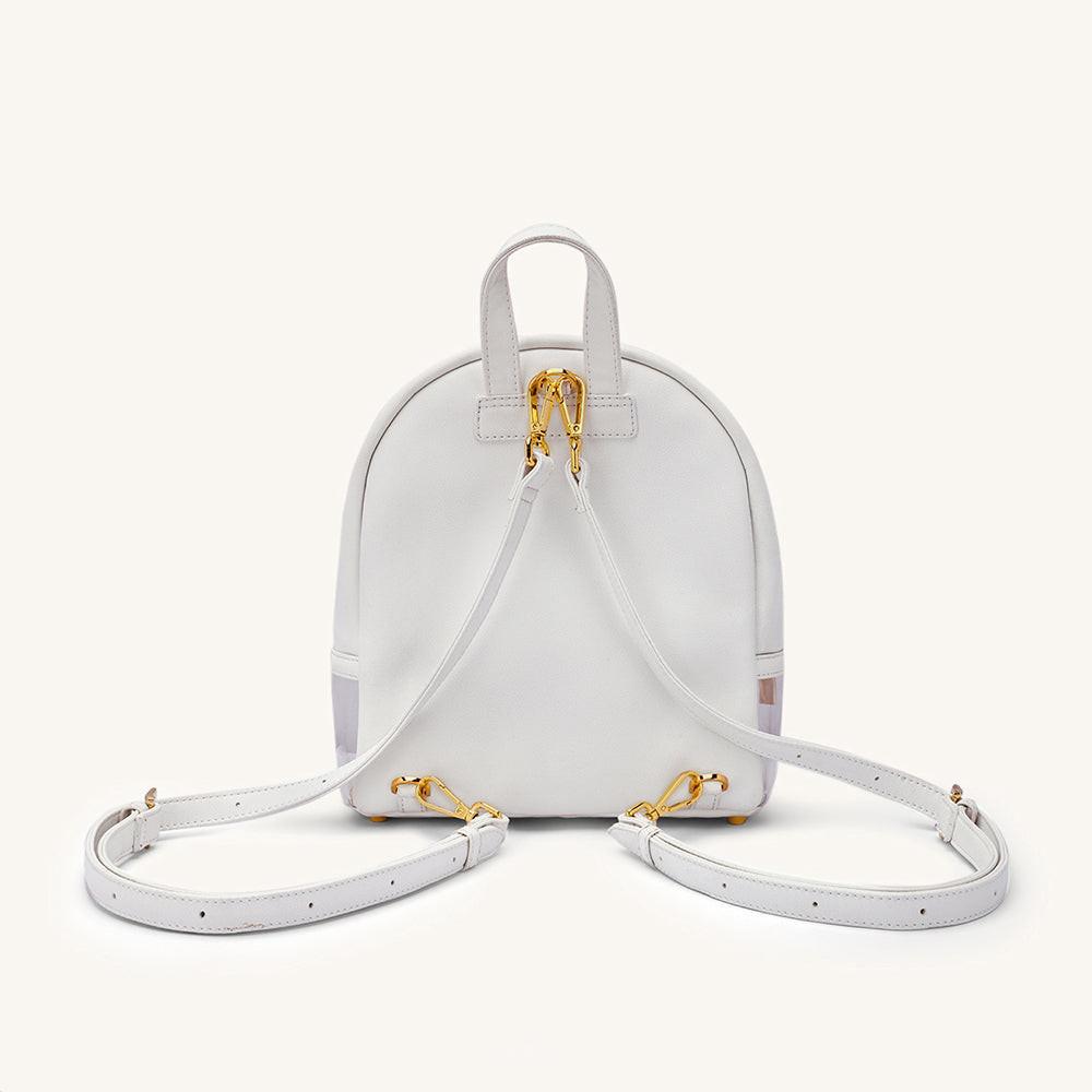 Mira & Moss Francine Clear Backpack - Ivory