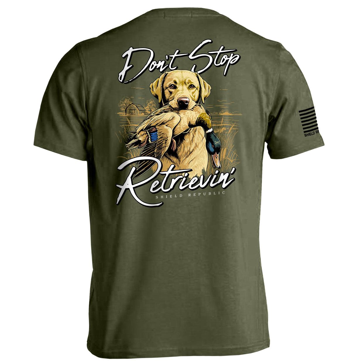 Don't Stop Retrievin Gelber Labrador