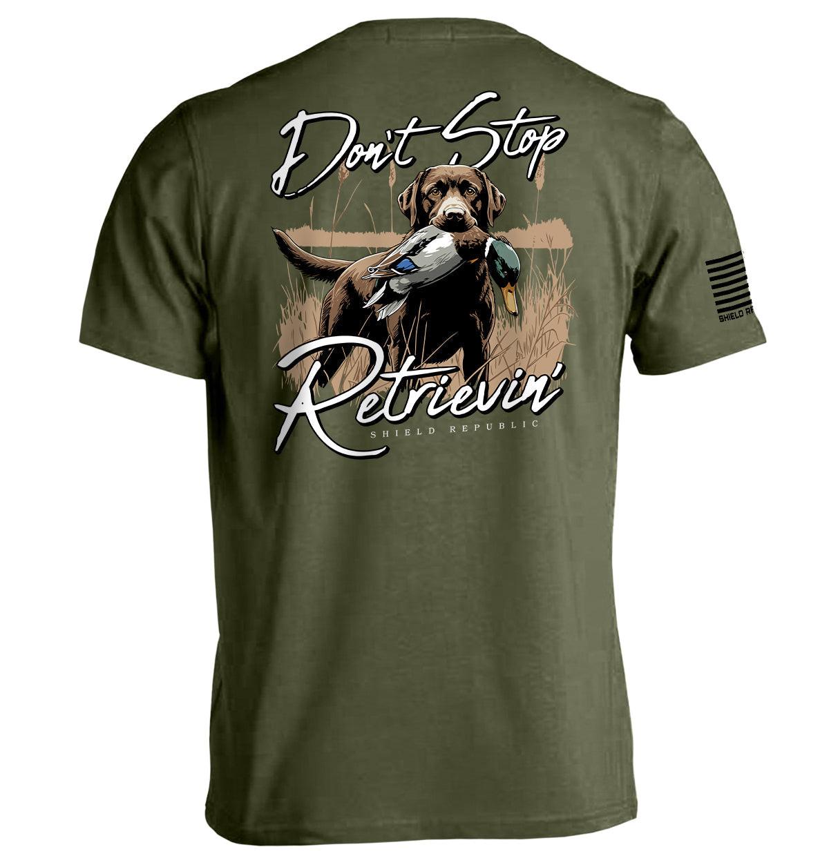 Don't Stop Retrievin' Schokoladen-Labrador