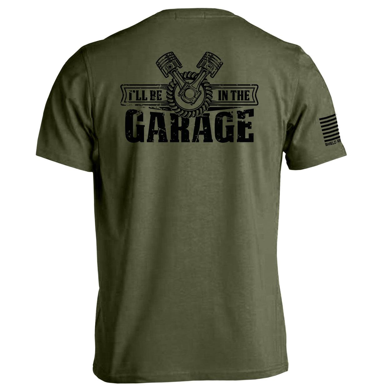 Ich bin in der Garage