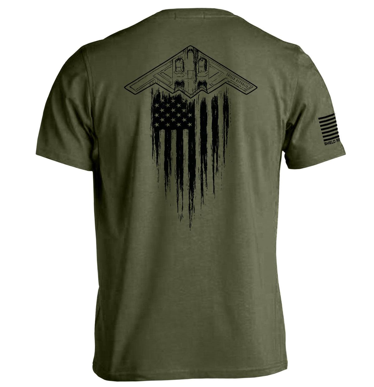 B2-Tarnkappenbomber-Flagge