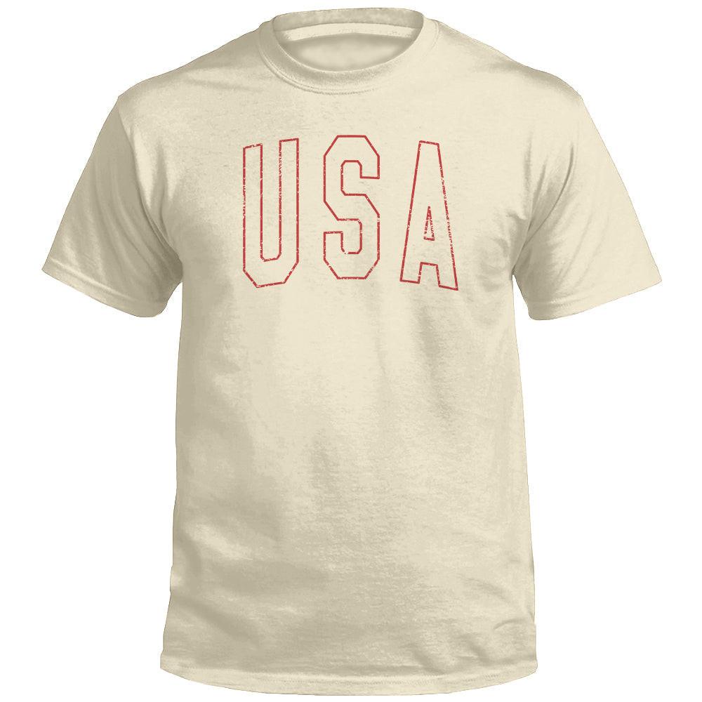 USA Collegiate Uni-Weiß (Vorderseite)