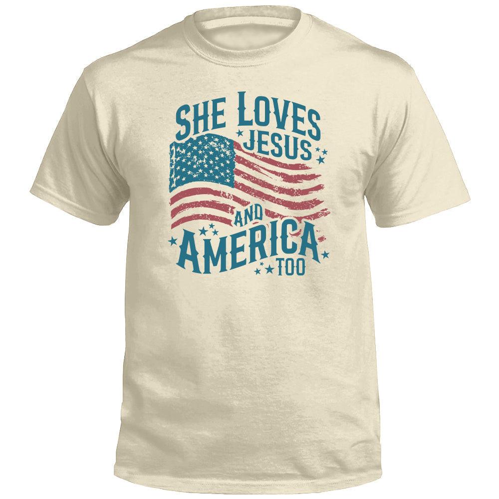 Sie liebt Jesus und Amerika auch (Vorderseite)