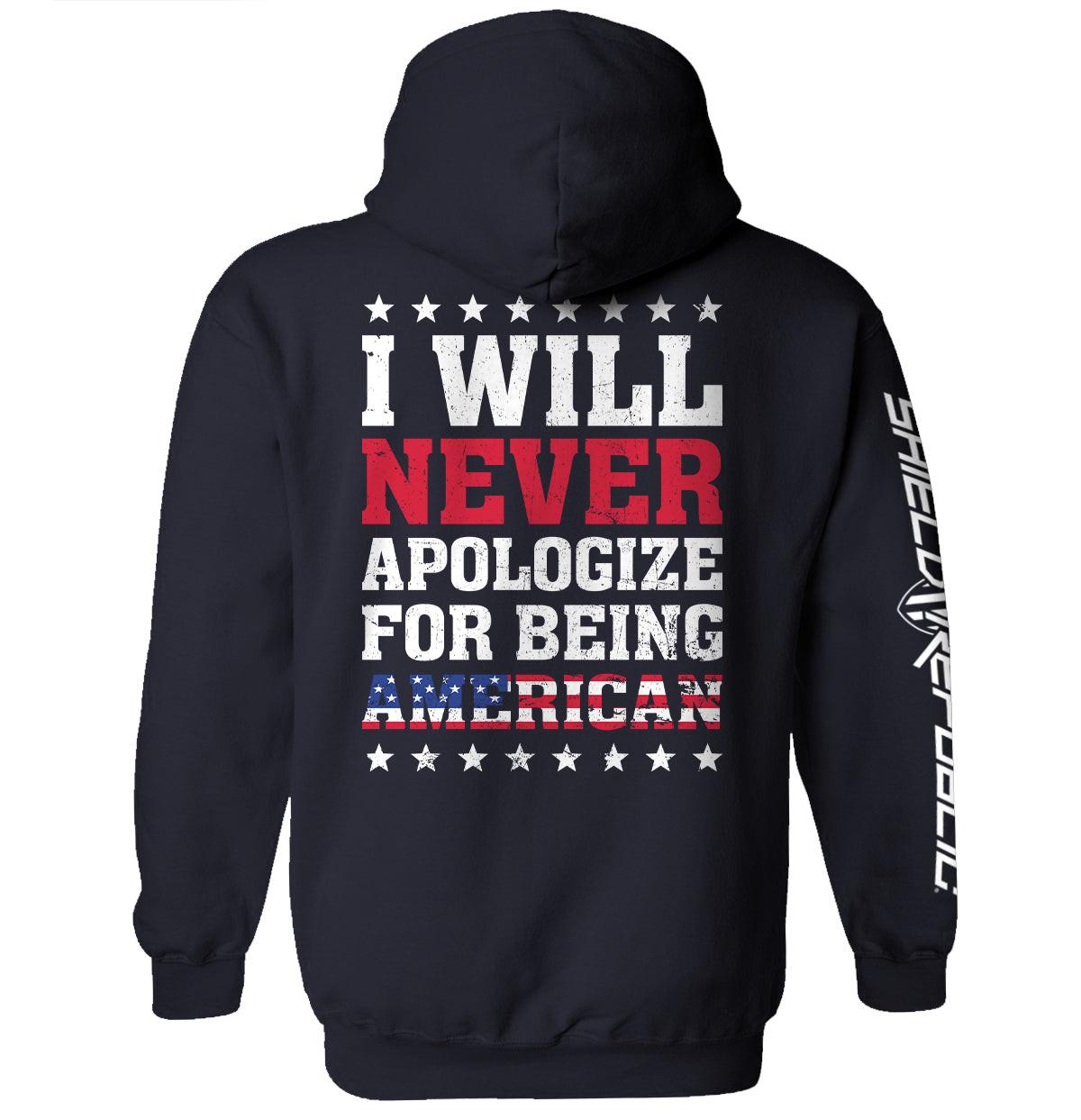 Ich werde mich niemals dafür entschuldigen, Amerikaner zu sein