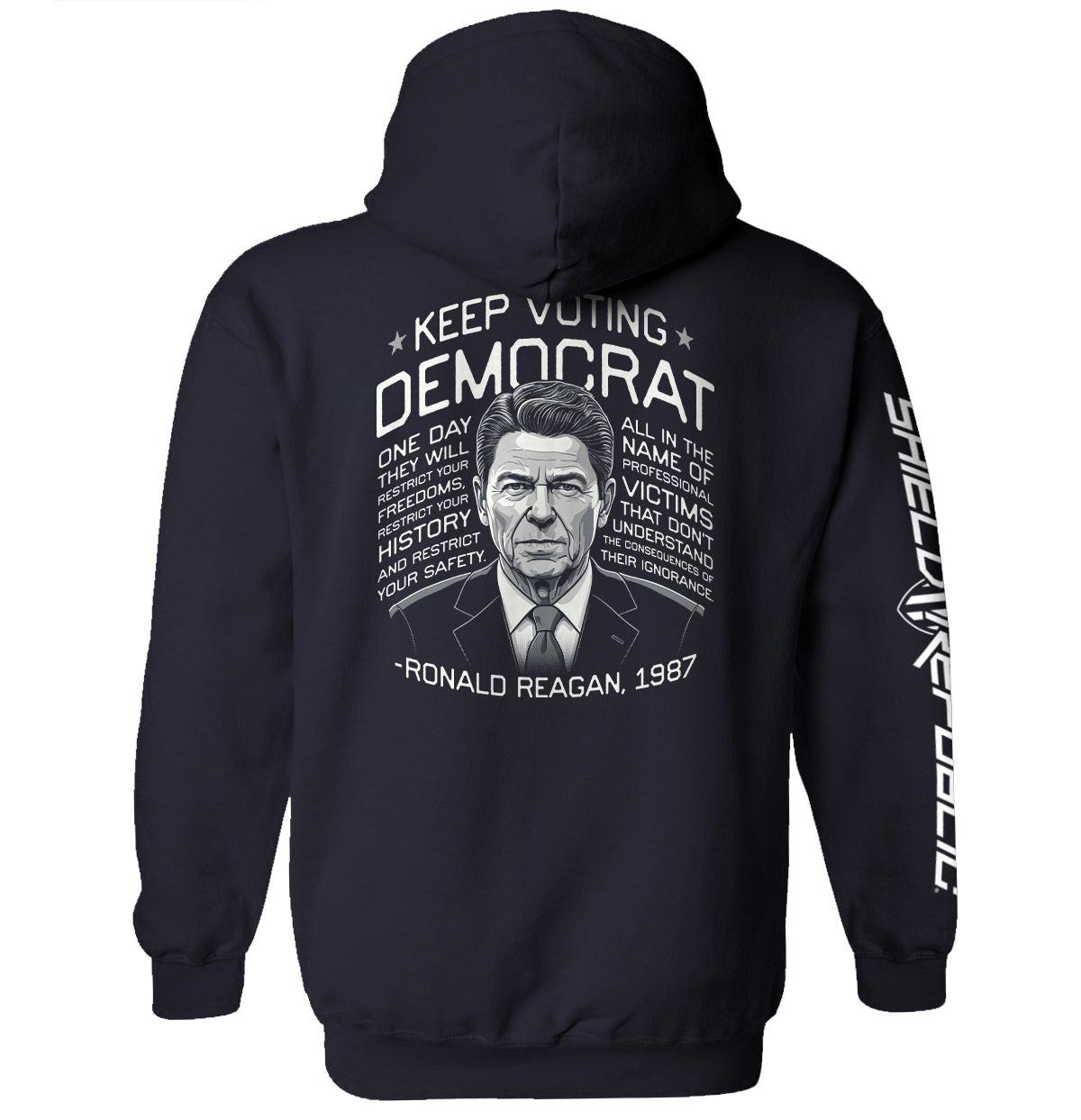 Wählt weiterhin Demokraten, Ronald Reagan