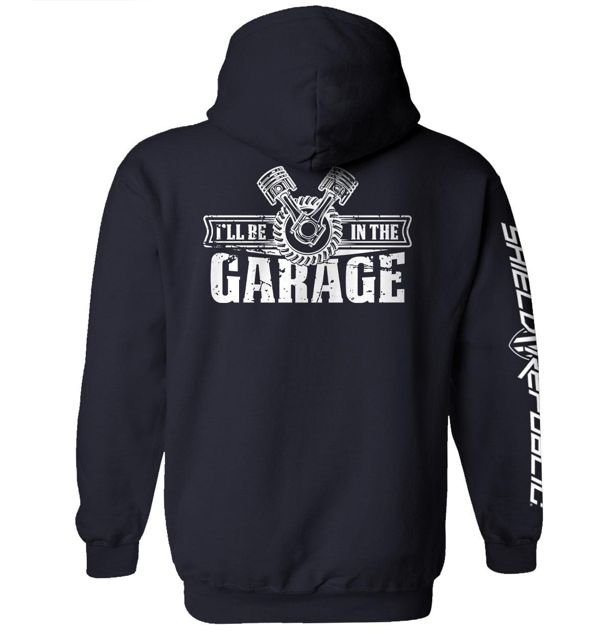 Ich bin in der Garage