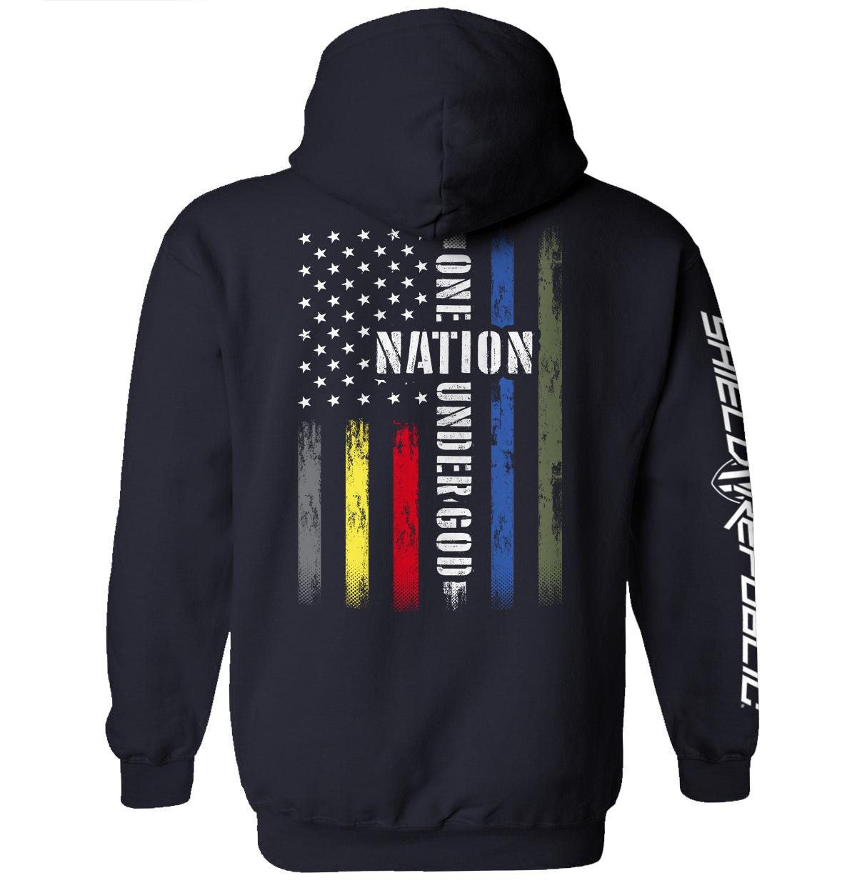 "One Nation Under God" Erste-Hilfe-Flagge
