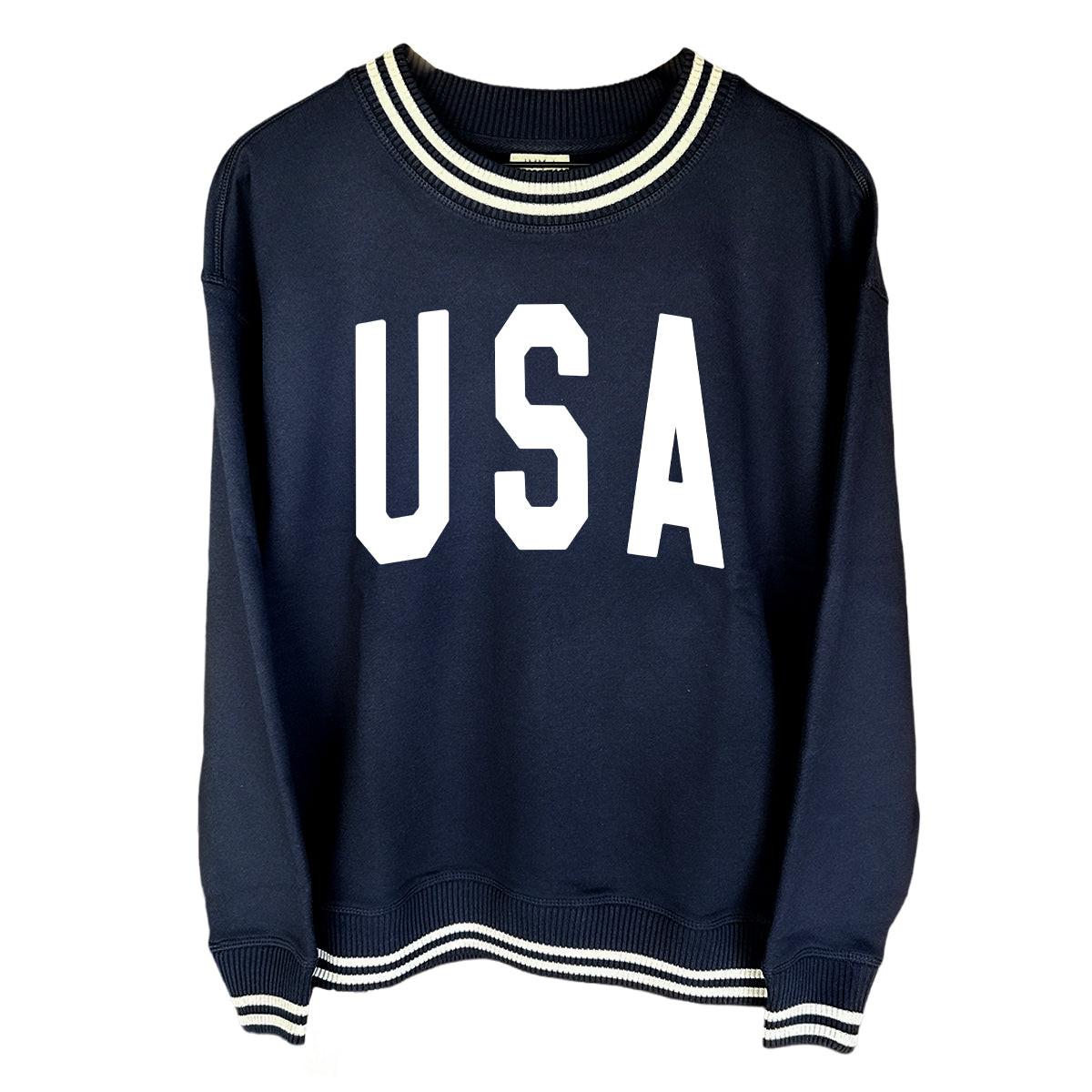 USA Collegiate Uni-Weiß (Vorderseite)
