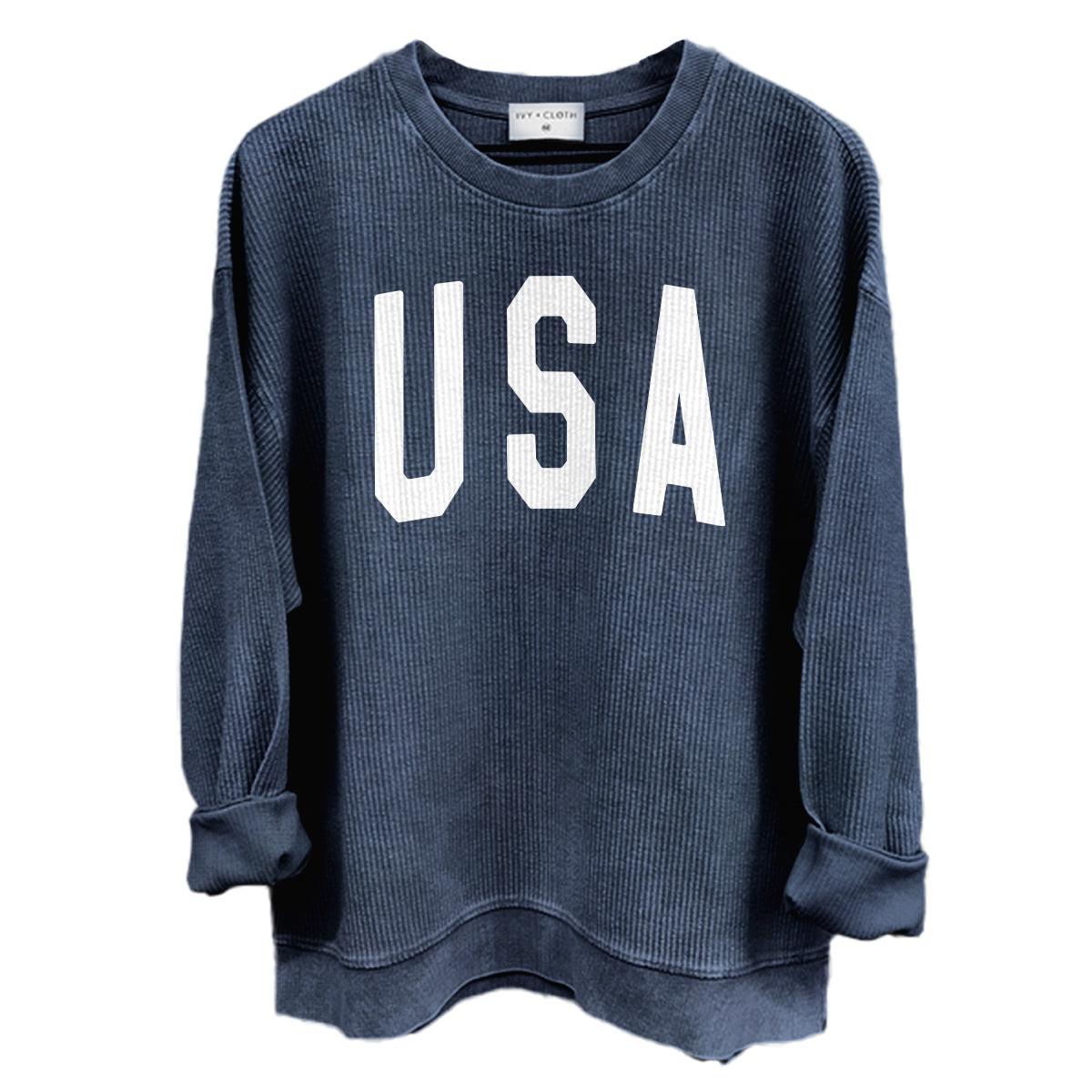 USA Collegiate Uni-Weiß (Vorderseite)