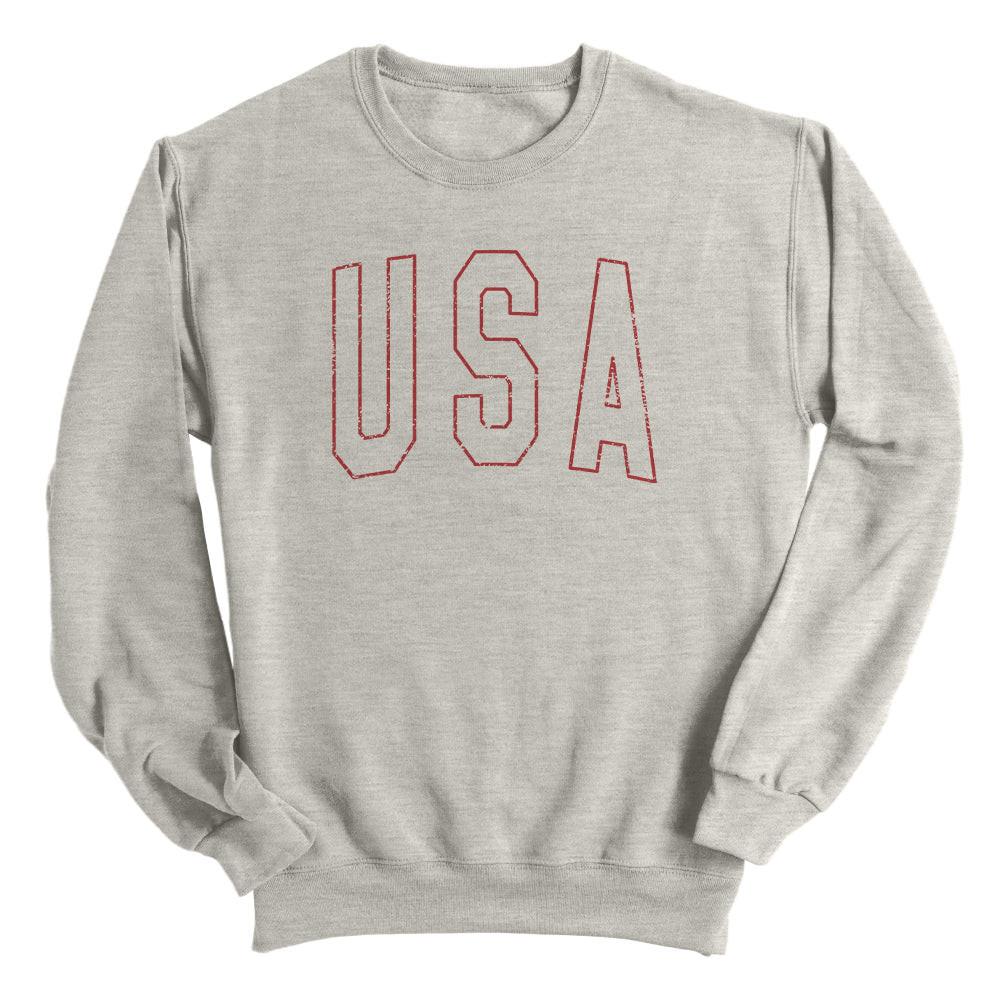 USA Collegiate Uni-Weiß (Vorderseite)