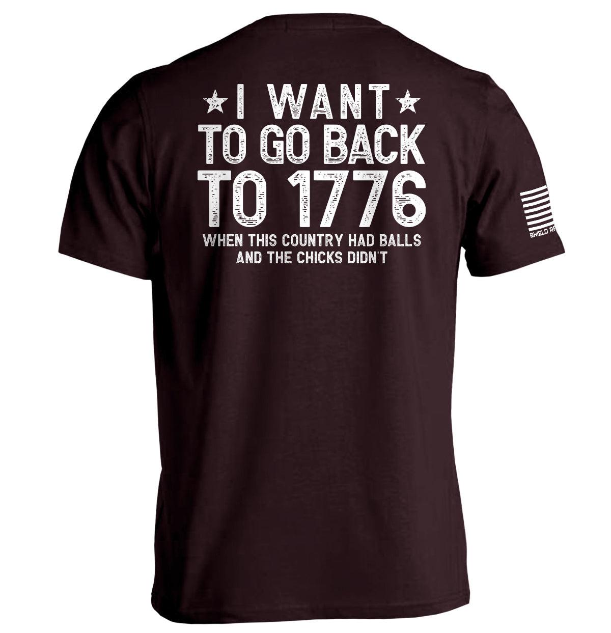 Ich möchte ins Jahr 1776 zurückreisen